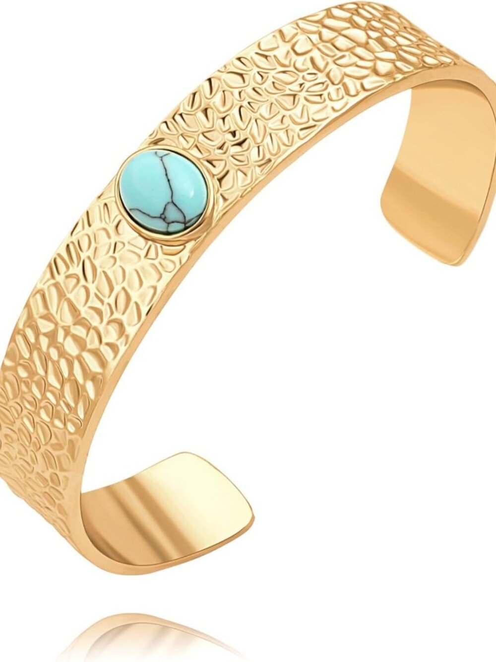 Delicate 18K Gold Plated Bar Bracelet for Women | Minimalist Thin Cuff Jewelry